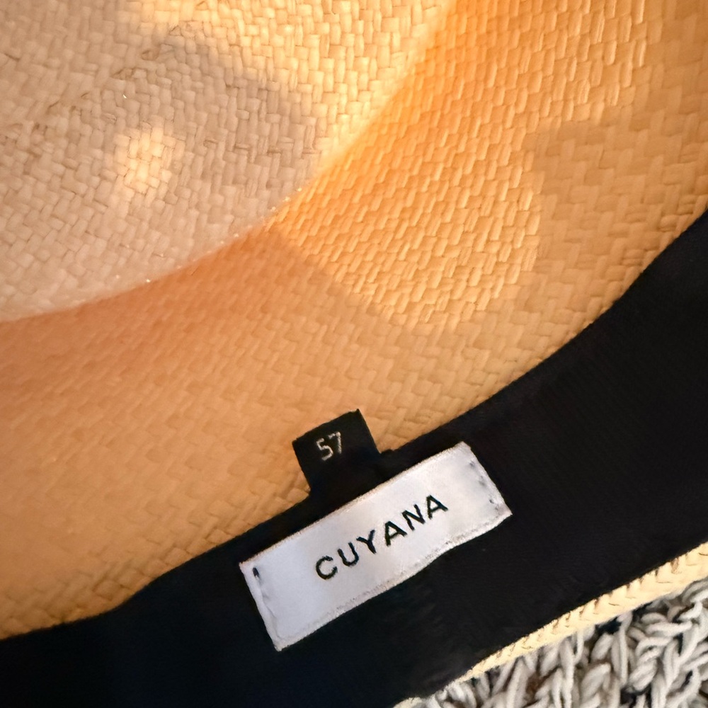 Cuyana Bolero Straw Hat with Black Band - Picture 3 of 3